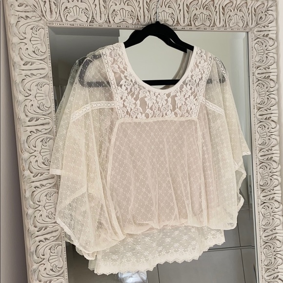 Free People lace blouse, size small - Picture 2 of 4